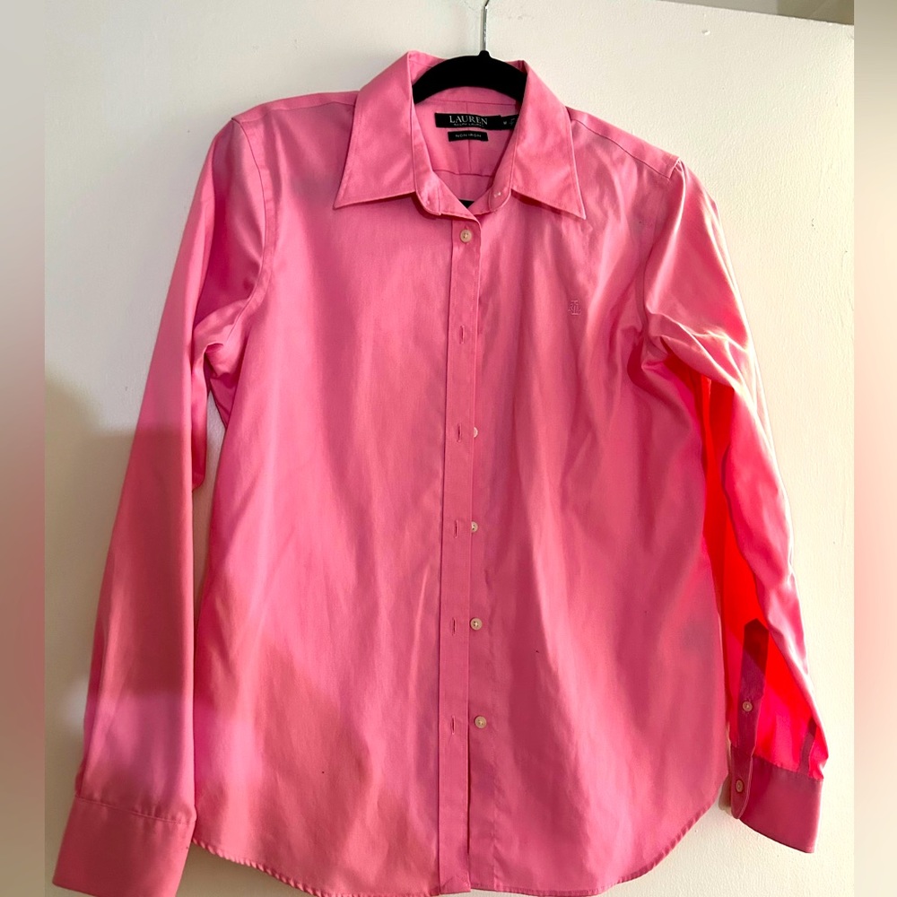 Pink Ralph Lauren Button down